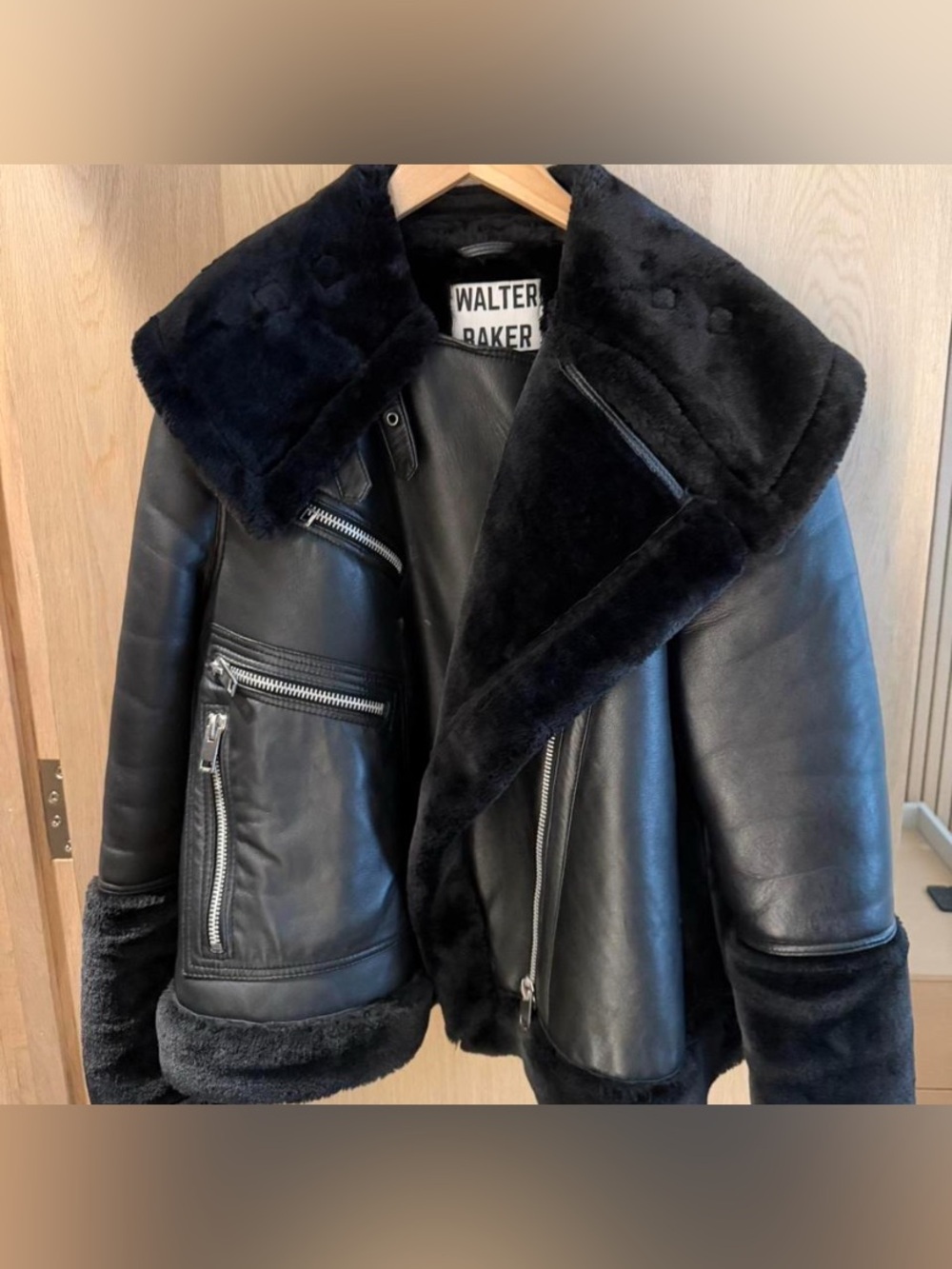Walter Baker Leather Moto Jacket